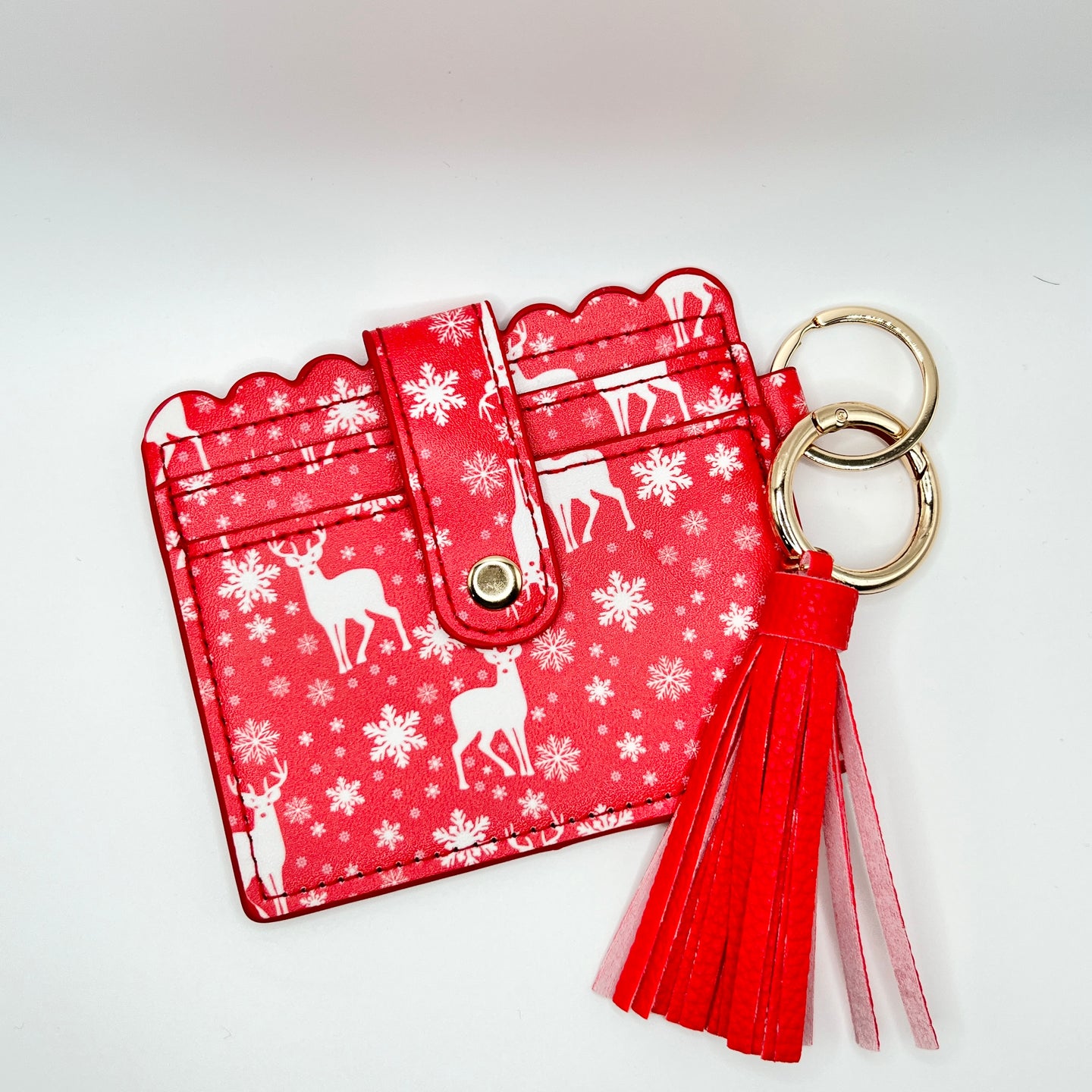Red Winter Wallet w/Tassel